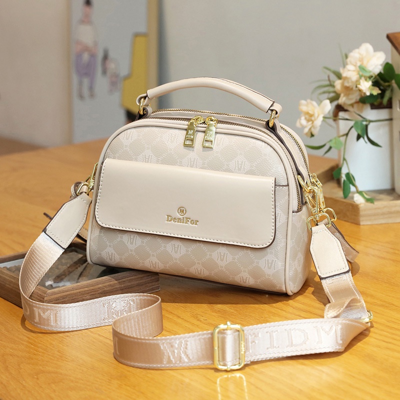 New women s bag wide shoulder strap small square bag women s single shoulder fashion crossbody bag handbag Shopee Malaysia