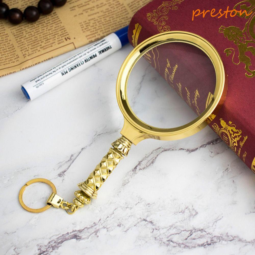 PRESTON Handheld Magnifier, High Definition 70mm Eye Loupe Glass