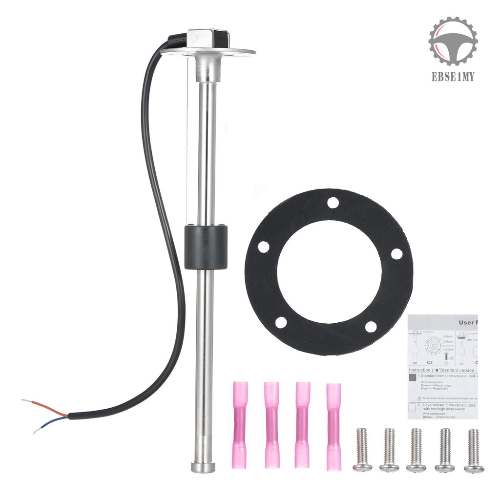 Marine Fuel Sending Unit Boat Fuel Tank Sender,Fuel Water Level Sensor Stainless Steel Fuel