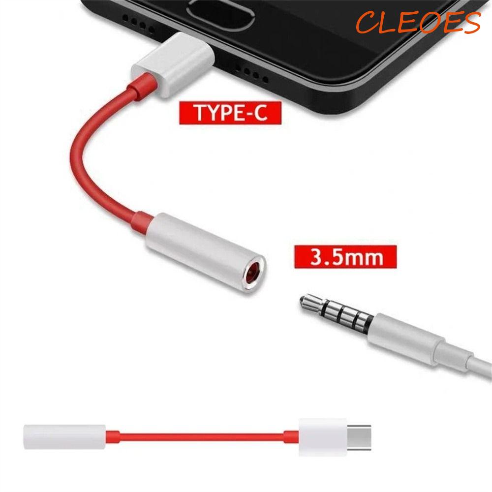 CLEOES Earphone Jack Adapter Headphone Jack USB C to 3.5mm OTG Adapter