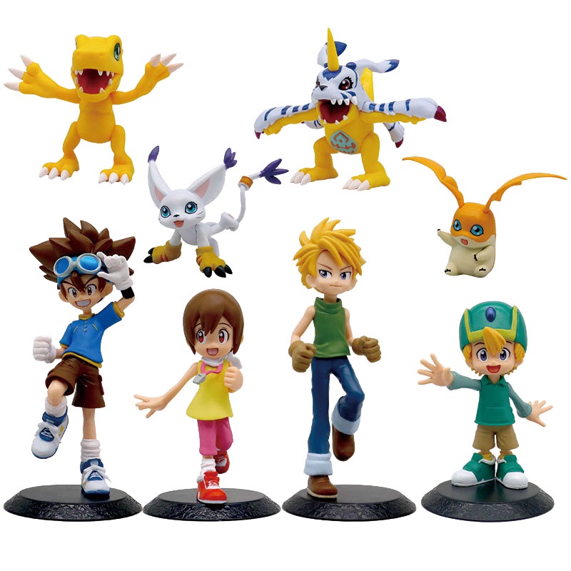 Digimon Adventure Figures Yagami Taichi Agumon Yagami Hikari Tailmon Takaishi Takeru Patamon