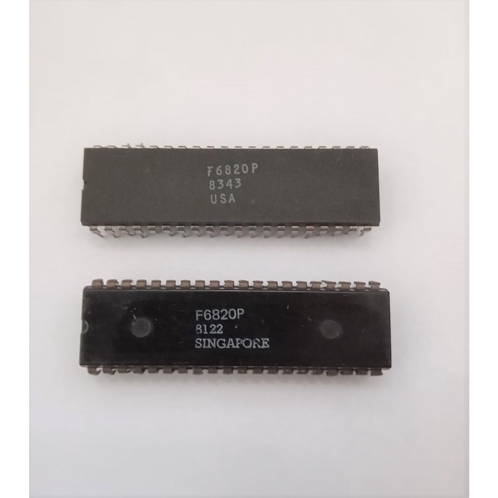 IC F6820P Parallel I/O Port 16 I/O MOS DIP-40P | Shopee Malaysia