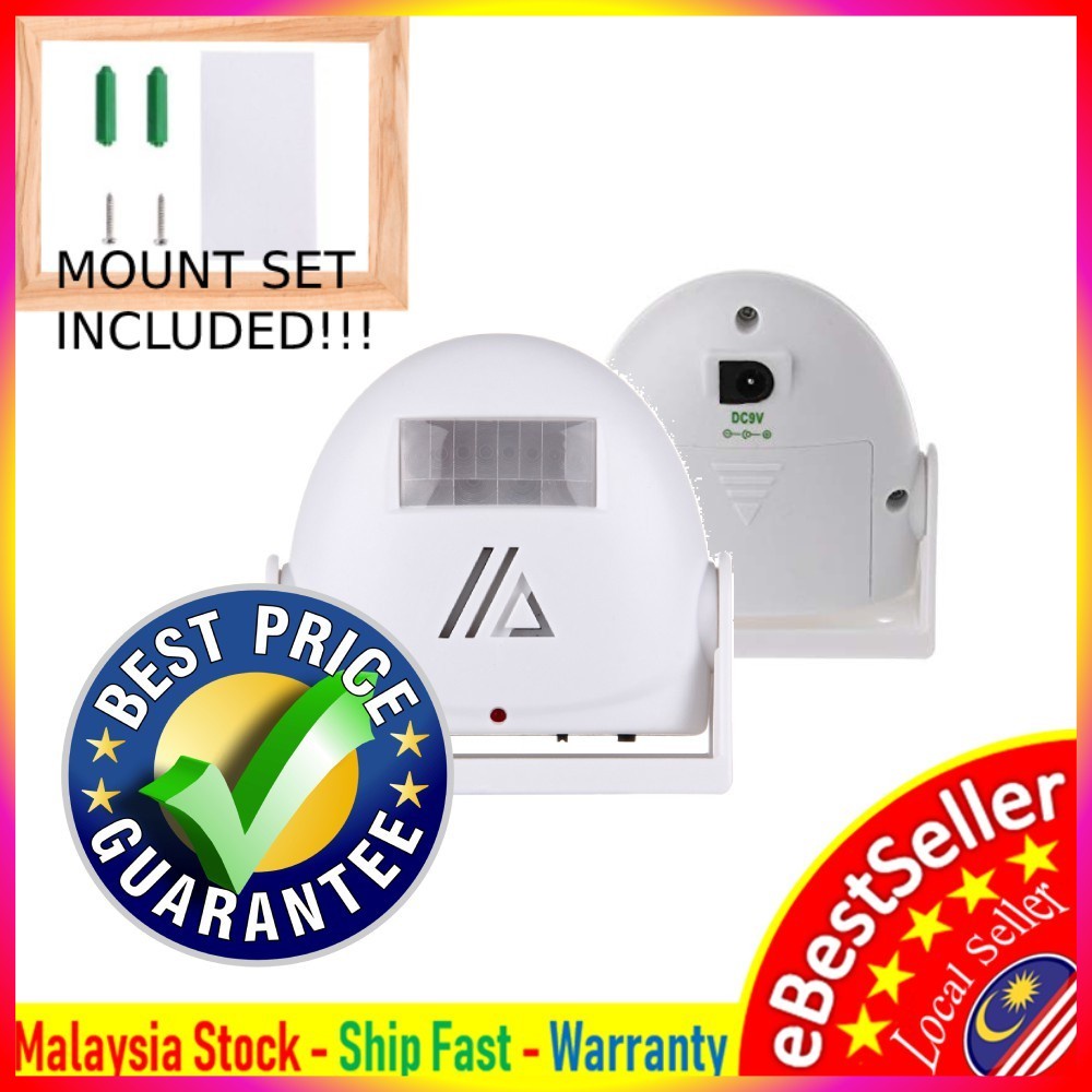 Intelligent Wireless IR Motion Sensor Doorbell 5301 Door Bell Alarm Shopee Malaysia