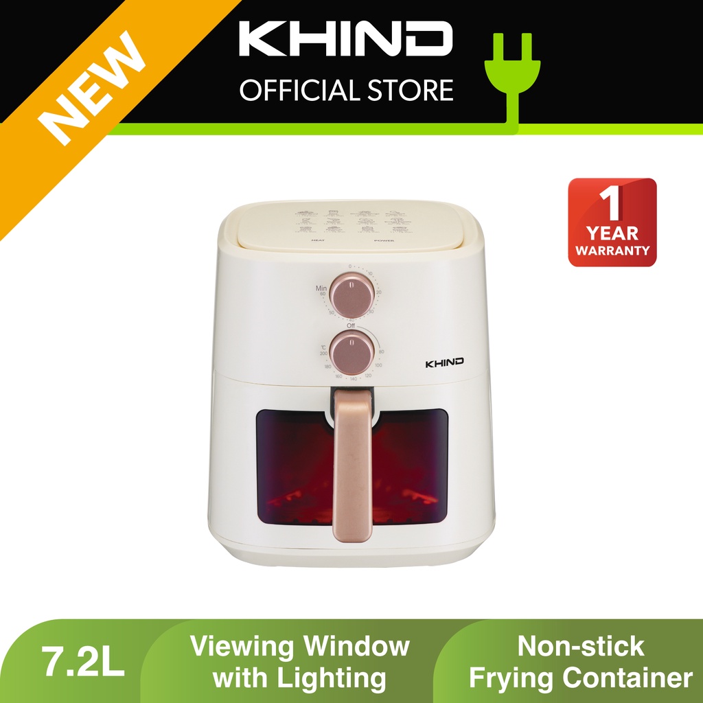 KHIND 7.2L Air Fryer ARF72W Shopee Malaysia