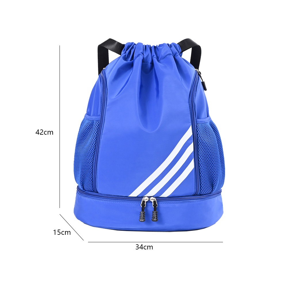 RomanHolidays Drawstring Backpack Portable Gym Backpack For Men Large