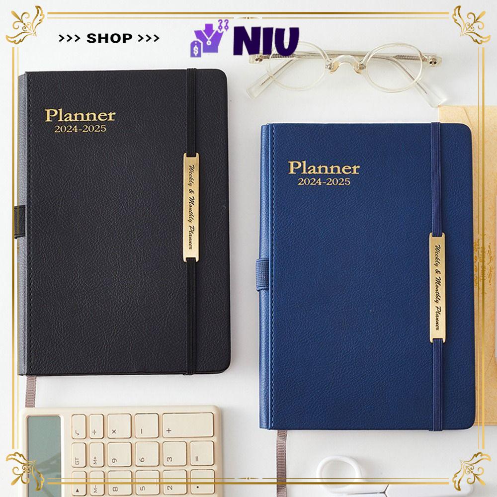 NIU Schedule Book, To Do List A5 Agenda Book, 2024 Office Supplies