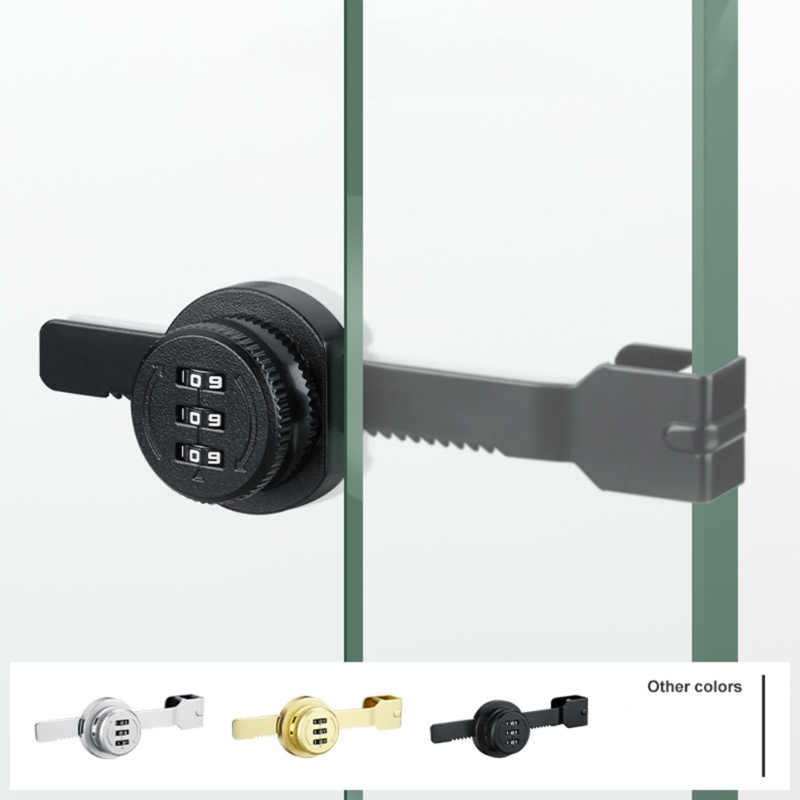 HL Sliding Glass Door Lock Mechanical Password Lock Alloy Glass Sliding ...