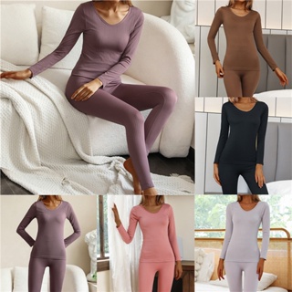 Winter Lambswool Warm Suit Long Sleeve Thermal Tops Women Thick Thermo  Underwear Long Johns Set - China Thick Thermal Underwear Set and Thermal  Underwear Women price
