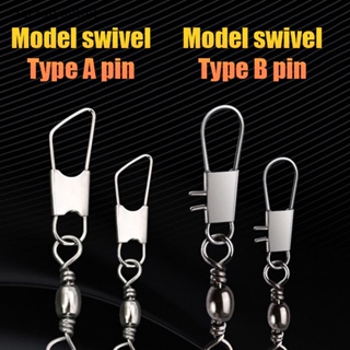 anti-rust snap swivel stainless steel common barrel swivel fishing