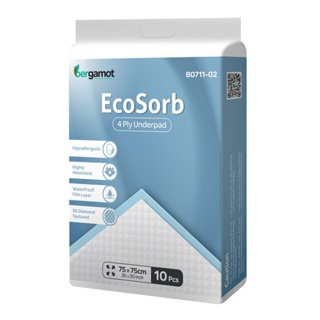 4ply Ecosorb & 5ply Prosorb Disposable Underpad Incontinence Pad  Multipurpose Pad | 10 pieces