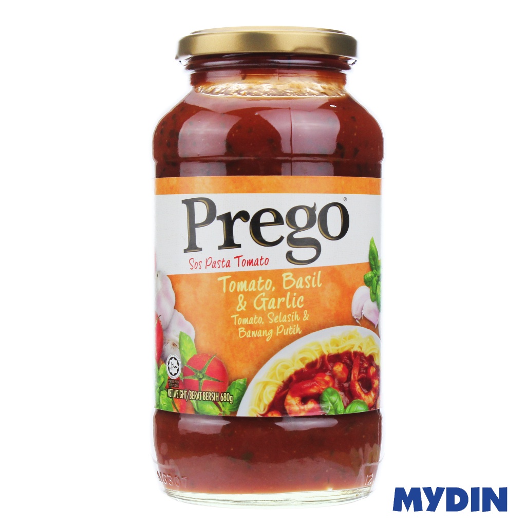 Prego Pasta Sauce Tomato Basil & Garlic (680ml) Shopee Malaysia