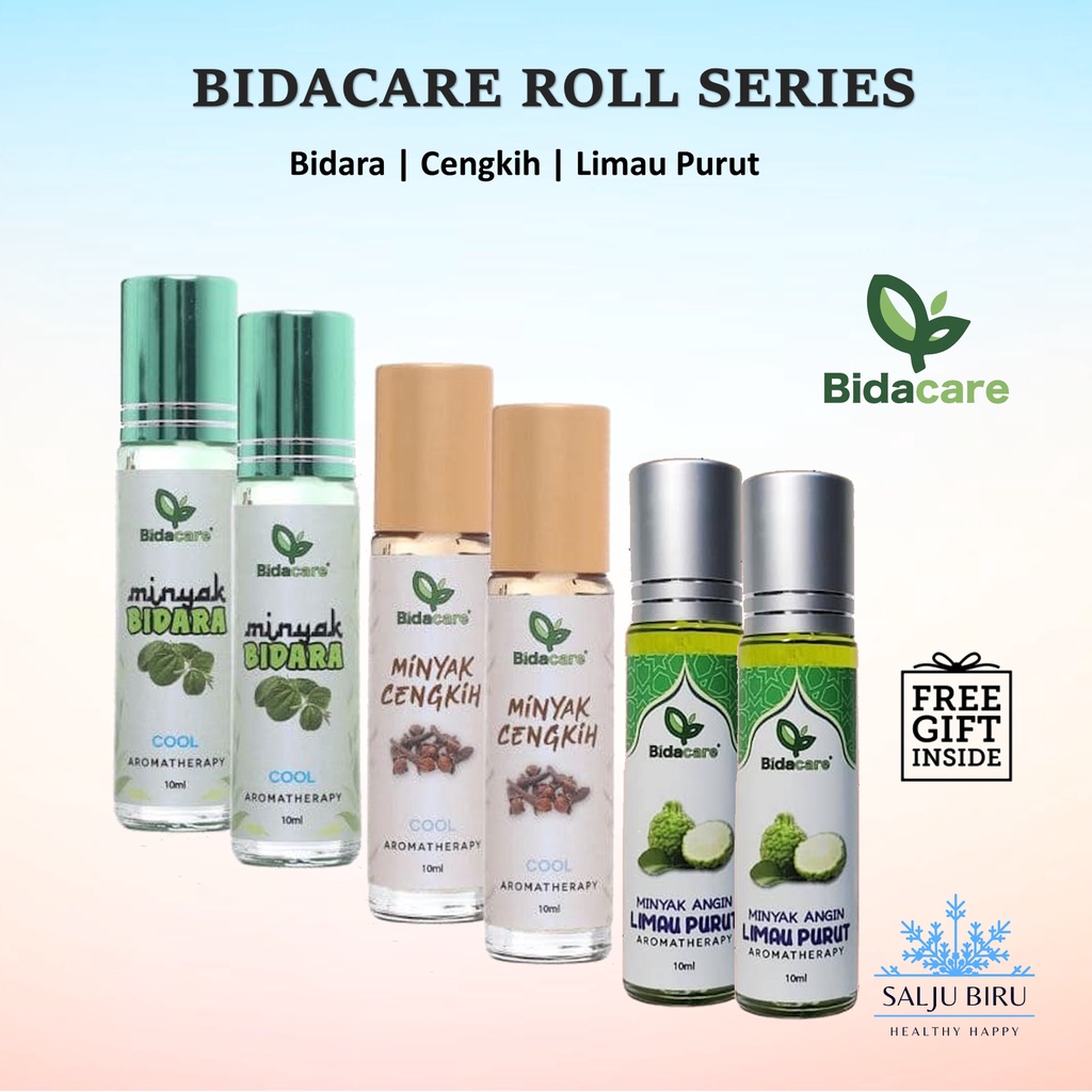 BIDACARE Minyak Angin Roll Bidara Cengkih Limau Purut | Shopee Malaysia