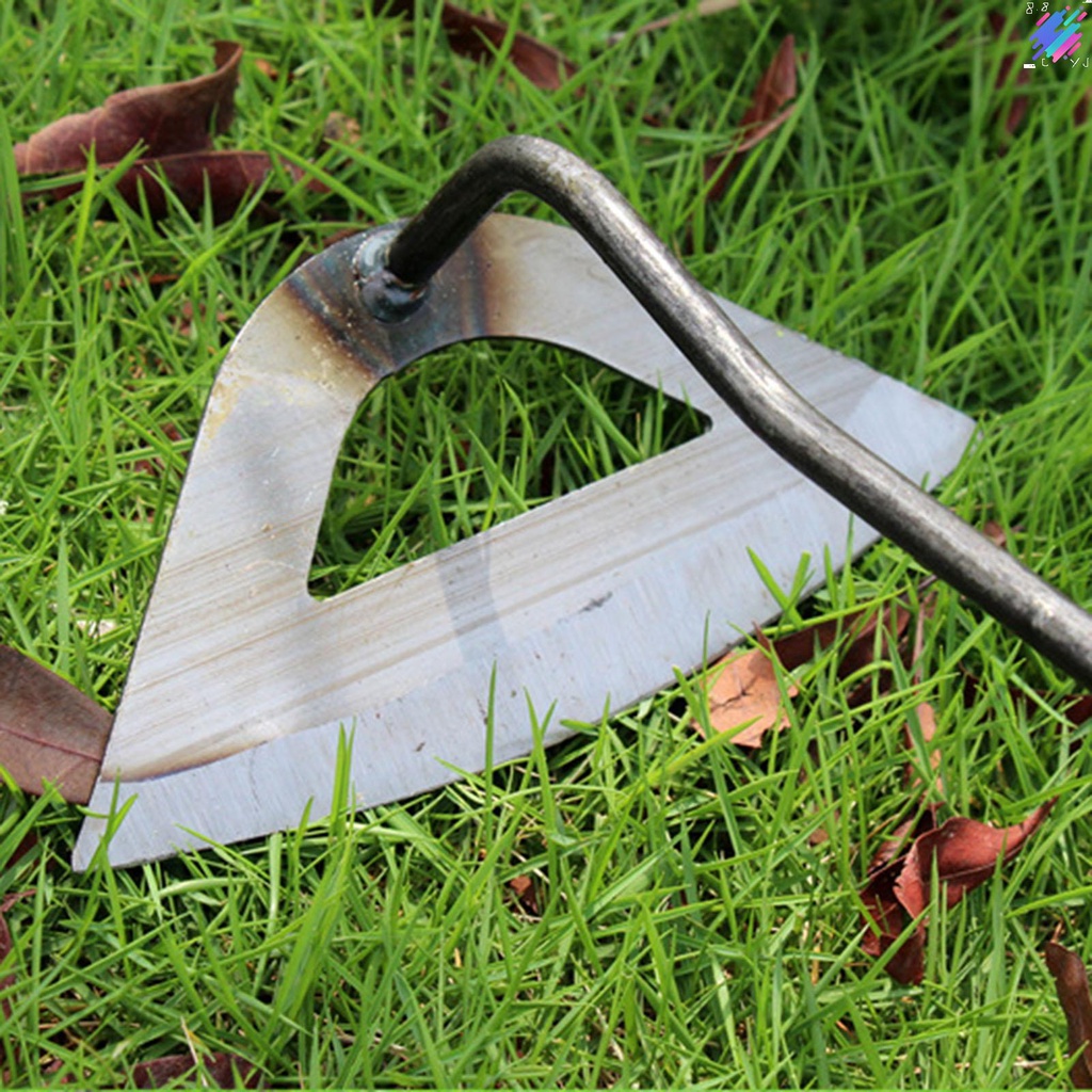 Garden Hand Weeder Rake Shovel Hoe Farm Tool Planting DualPurpose