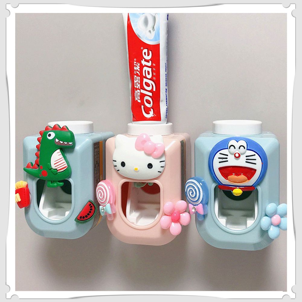 Sanrio Automatic Toothpaste Squeezer Hello Kitty Doraemon Cartoon ...