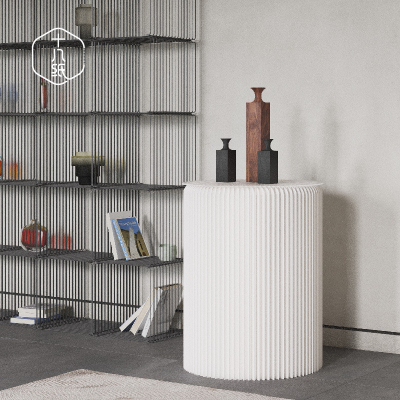 Eighteen Paper Side Table Sofa Living Room Round Designer Corner Table ...