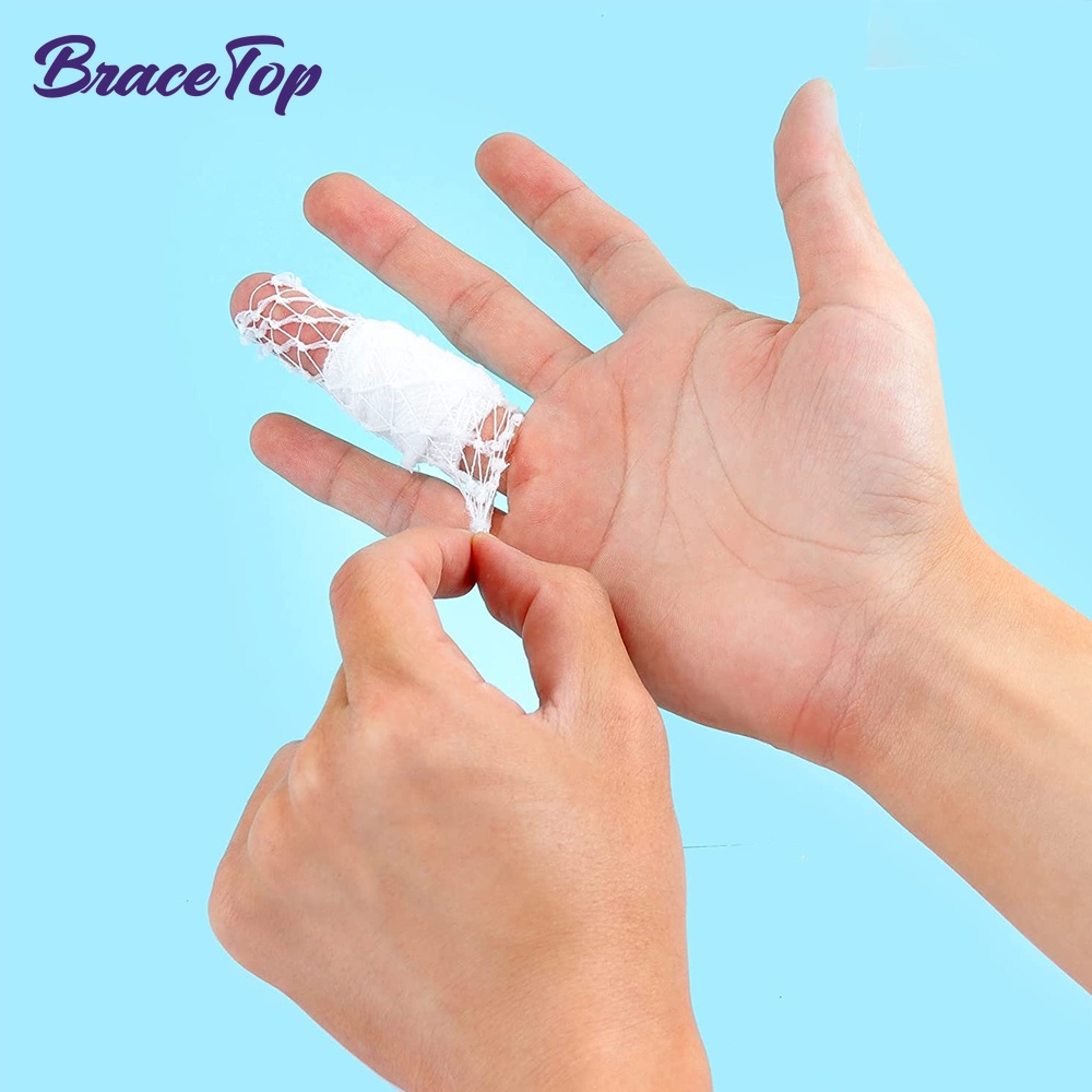 1 Roll Elastic Mesh Tubular Net Bandage for Wrist/Forearm/Elbow/Knee ...