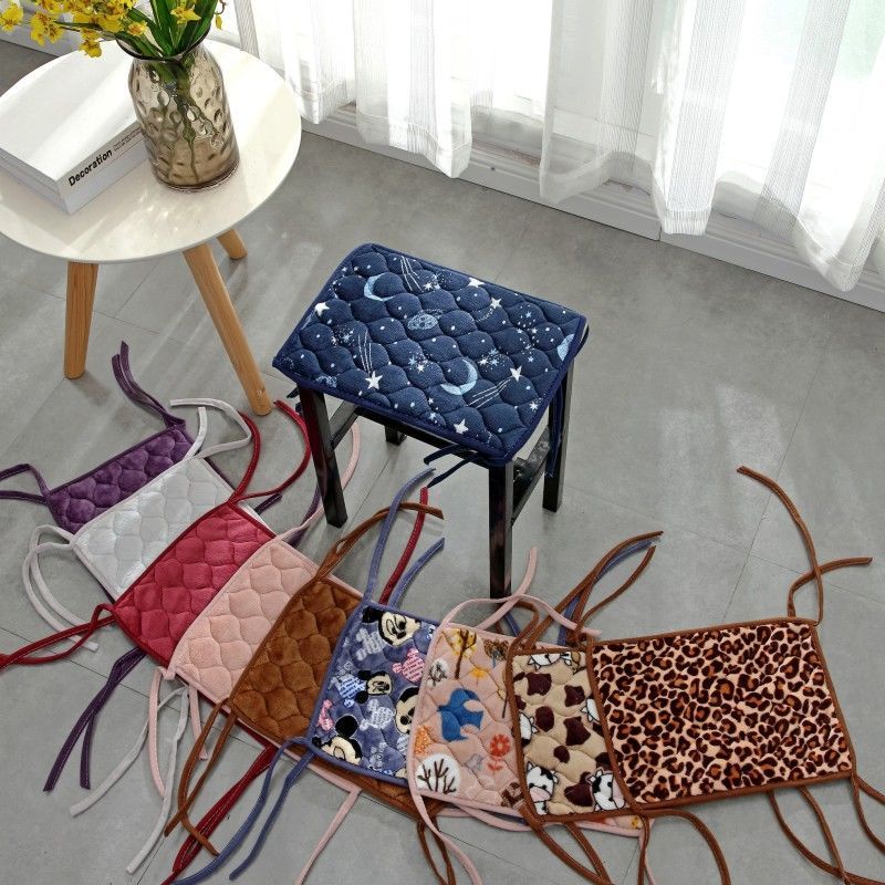 Cushion Ass Student Cushion Four Seasons Plush Cushion Chair Rectangular Stool Chair Cushion