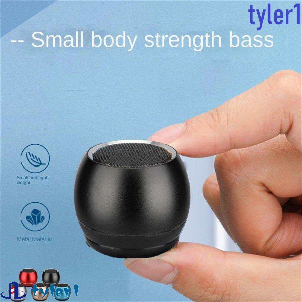 TYLER1 Mini Bluetooth Metal Speaker, Loud Soundbox Wireless Small