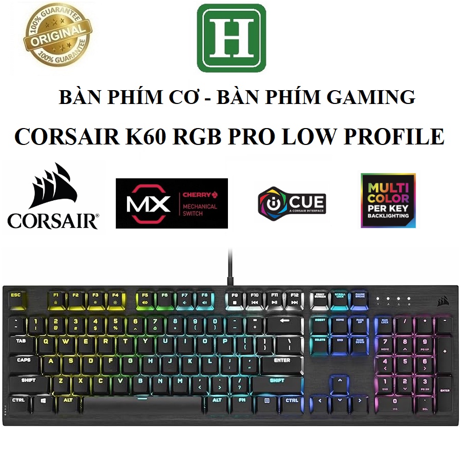 Mechanical Keyboard - Corsair K60 Pro RGB Low Profile Cherry MX Viola ...