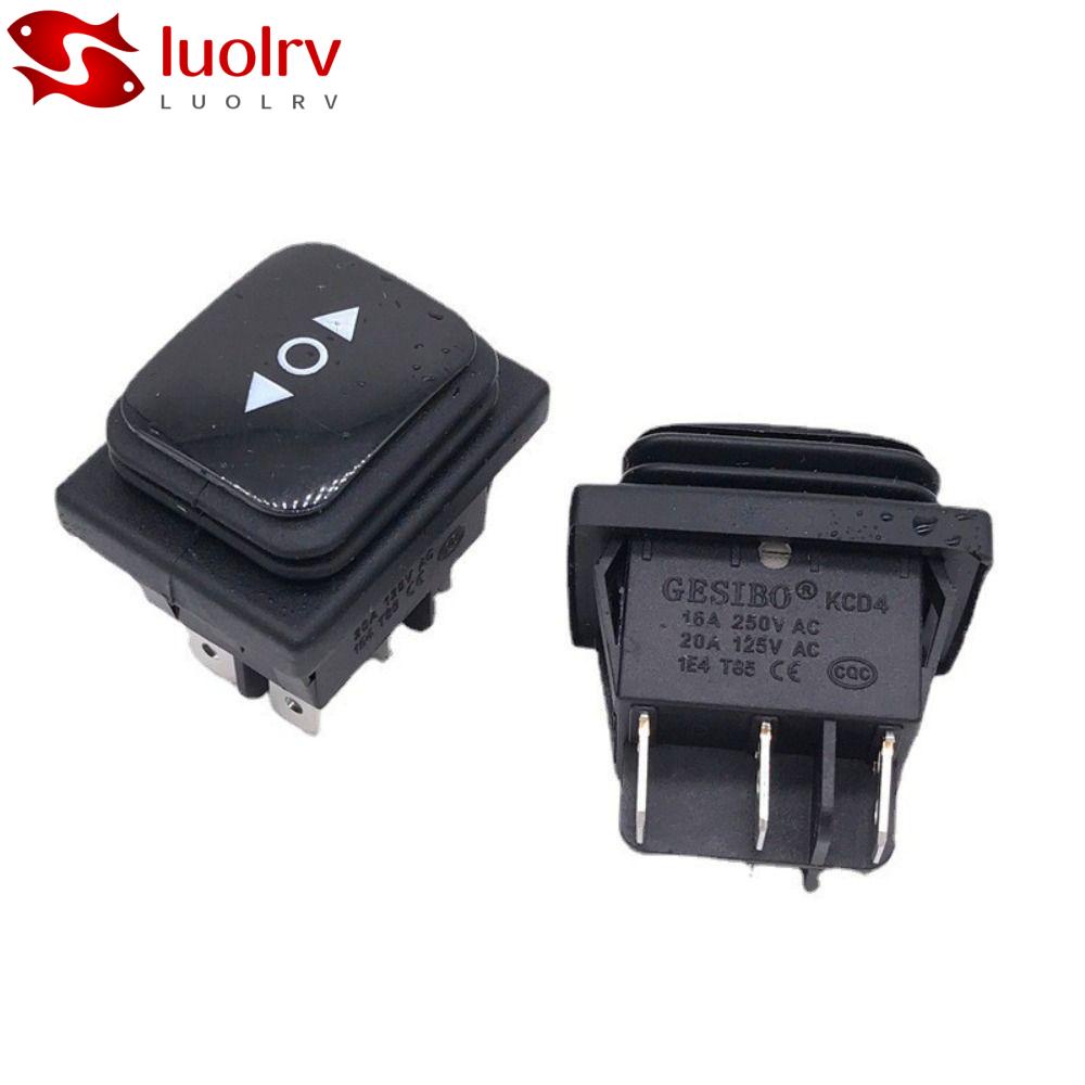 LUOLRV Reverse Switch, Waterproof Control Motor Toggle Switch, Durable 6 Pin 3 Position (ON