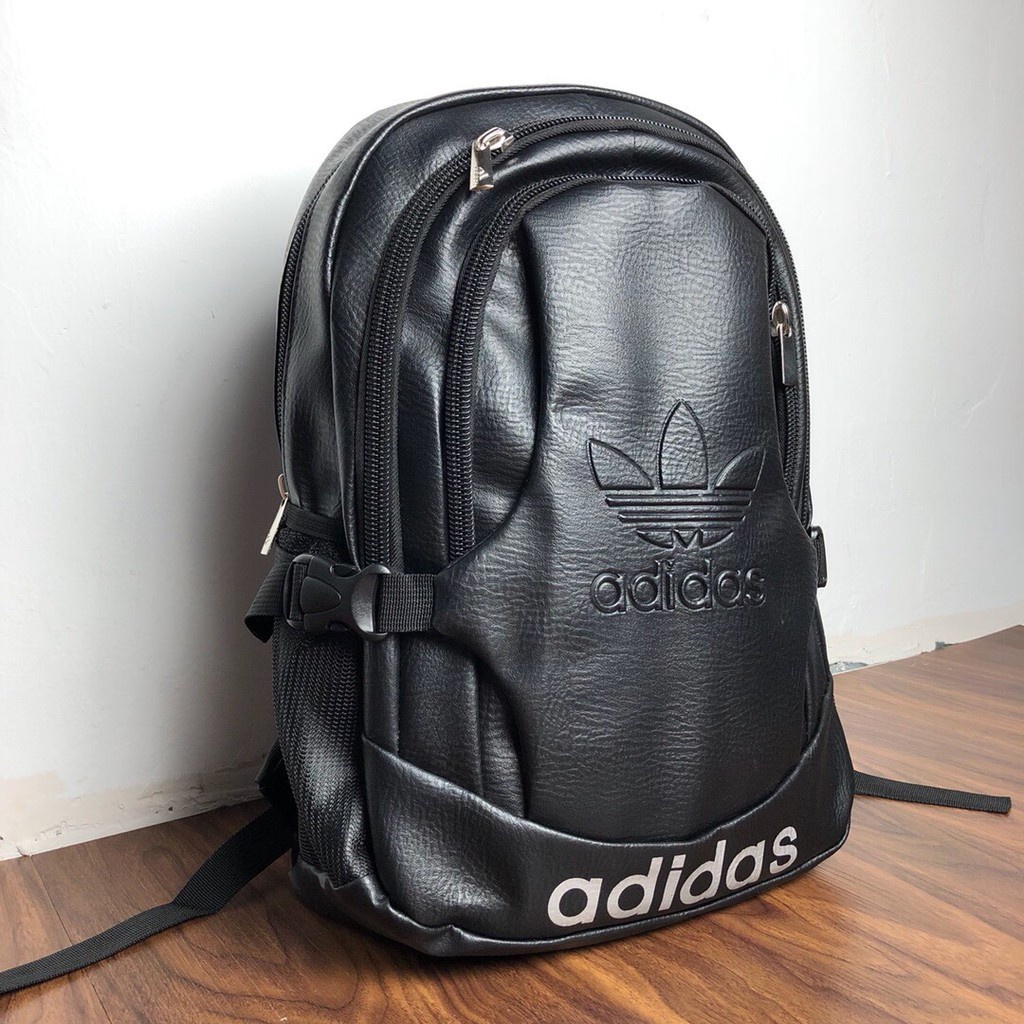 Leather backpack adidas online