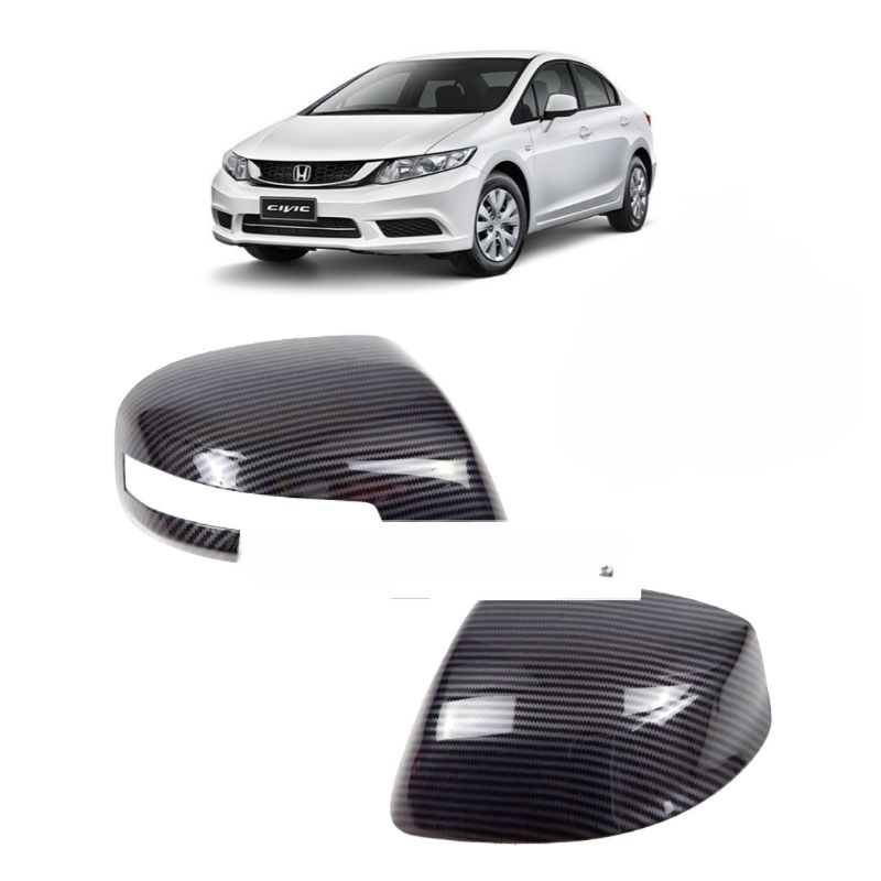 XUMING CARBON SIDE MIRROR COVER HONDA CIVIC FB 20122015 Shopee