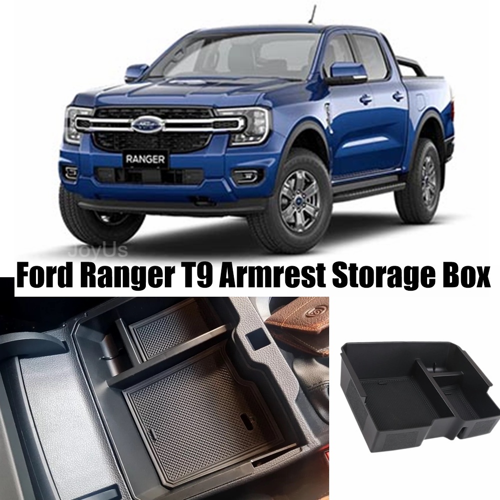 Ford Ranger T9 (20232025) WildTrak Raptor XL XLT XLT Plus Platinum Armrest Box Storage
