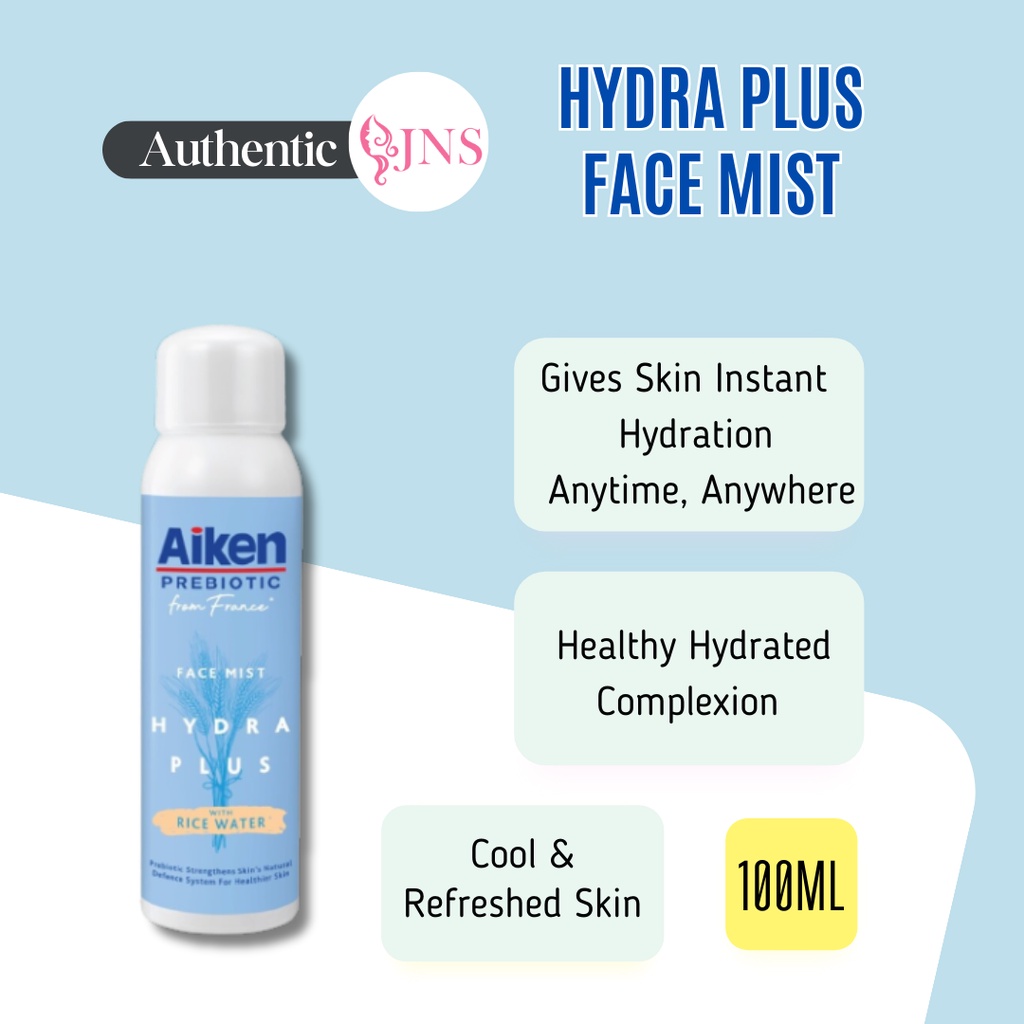 Aiken Prebiotic Hydra Plus Face Mist with Rice Water Semburan Hidrasi