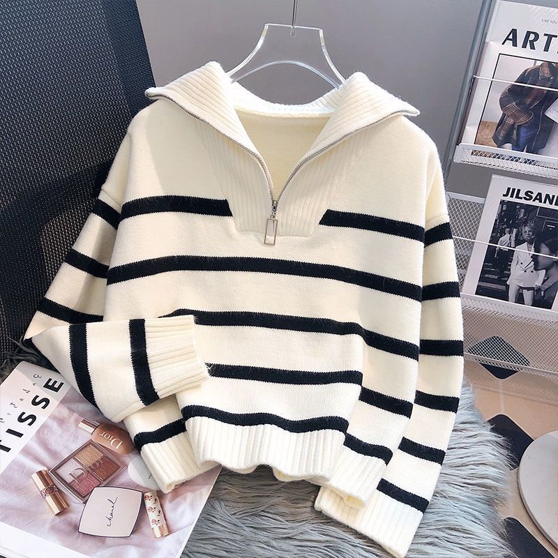 Korean half sweater 2025