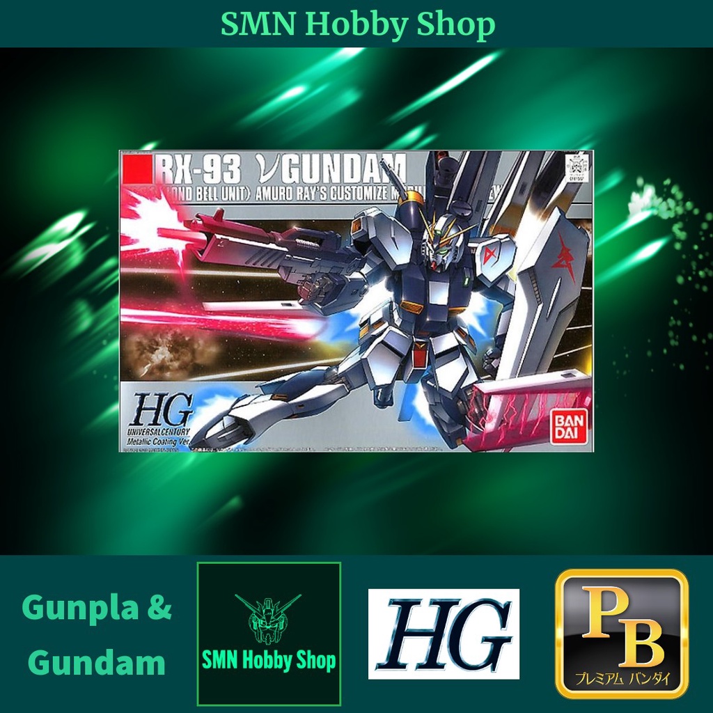 HG 1/144 RX-93 Nu Gundam Metallic Coating Ver Gunpla Gundam Toys ...
