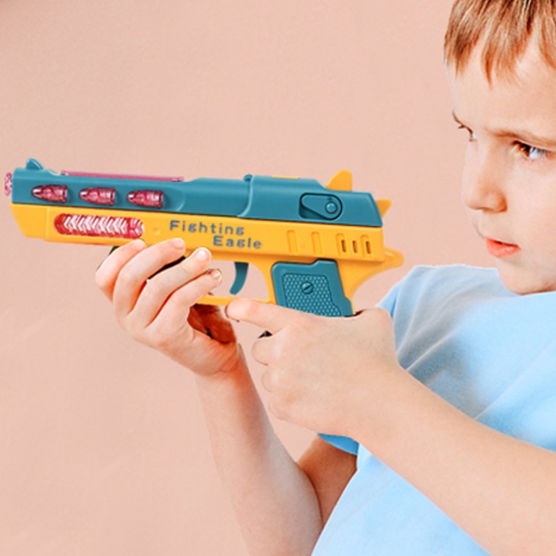 Children Electric Submachine Gun Model Gun Toy Boy Sound Light Music