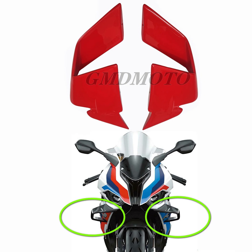 Red Winglet Fit For BMW S1000RR S1000 RR 2019 2020 2021 2022 Windshield ...