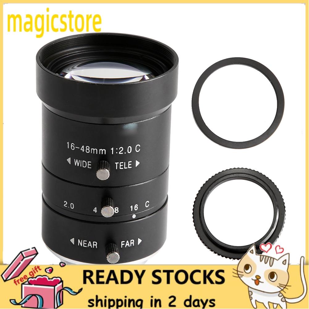Magicstore Manual Focus Fixed Lens HD 1648mm FocalLength Security