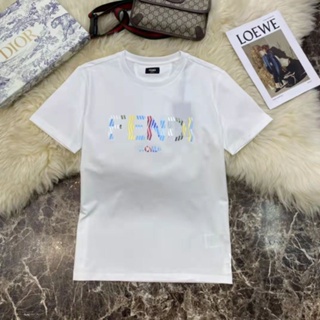 FENDI_2024 2024 New Spring And Summer Pure Cotton Short-sleeved T-shirt ...