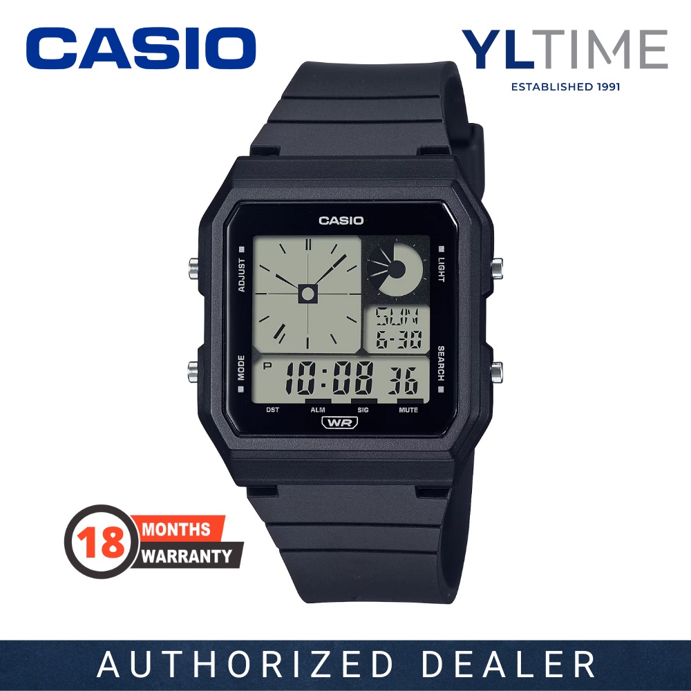 [MARCO Warranty] Casio Lady LF-20W-1ADF Analog-Digital Quartz Watch ...