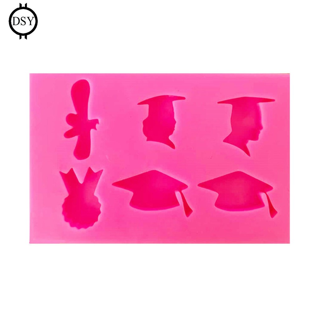 Graduation Cap Fondant Silicone BPA Free And Safe | Shopee Malaysia