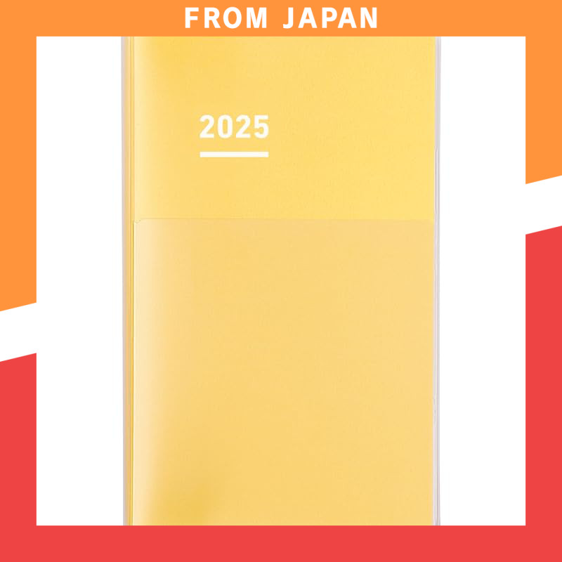 Kokuyo Jibun Techo 2025 Slim Diary Monthly & Weekly Planner (B6 & A5