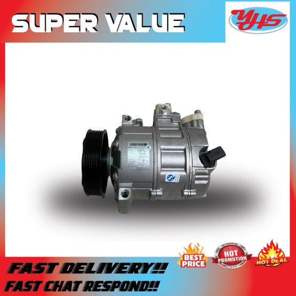 NEW OEM VOLKSWAGEN MK5/MK6 2012-2017 AC COMPRESSOR | Shopee Malaysia
