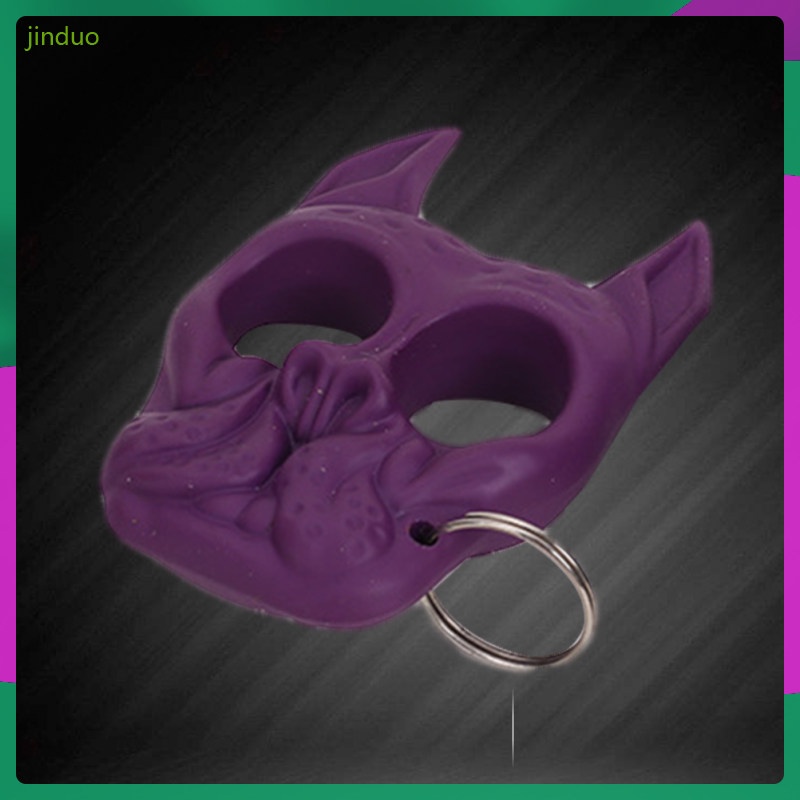 Plastic Steel Key Ring Dog Head Shape Knuckles MiniDefensive Key Chain (Purple) Shopee Malaysia