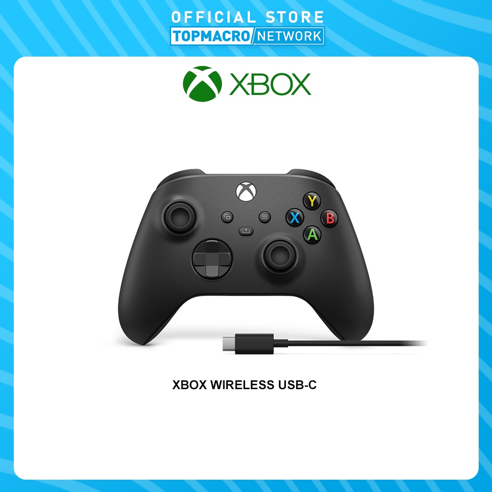 XBOX Wireless Controller + USBC Cable Carbon Black Shopee Malaysia