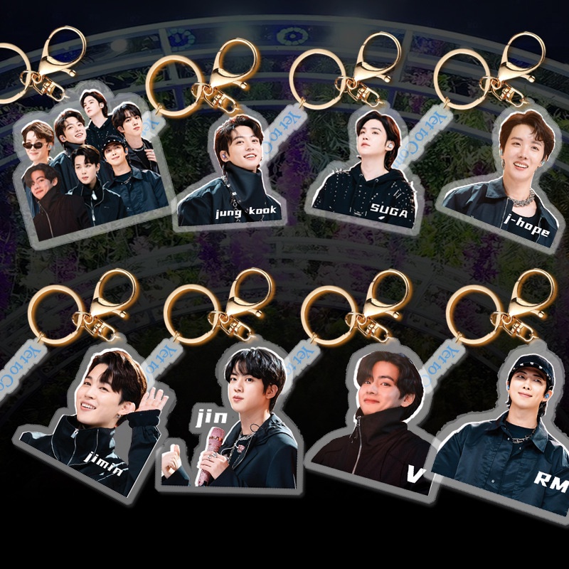 Proof Kpop BTS BANGTAN BOYS JK JIMIN Lightstick Keychain Bag