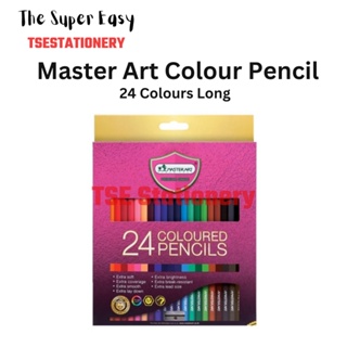 Box Set Masterart 124 Coloured Pencils Colors Coloring Drawing Art Painting  Long