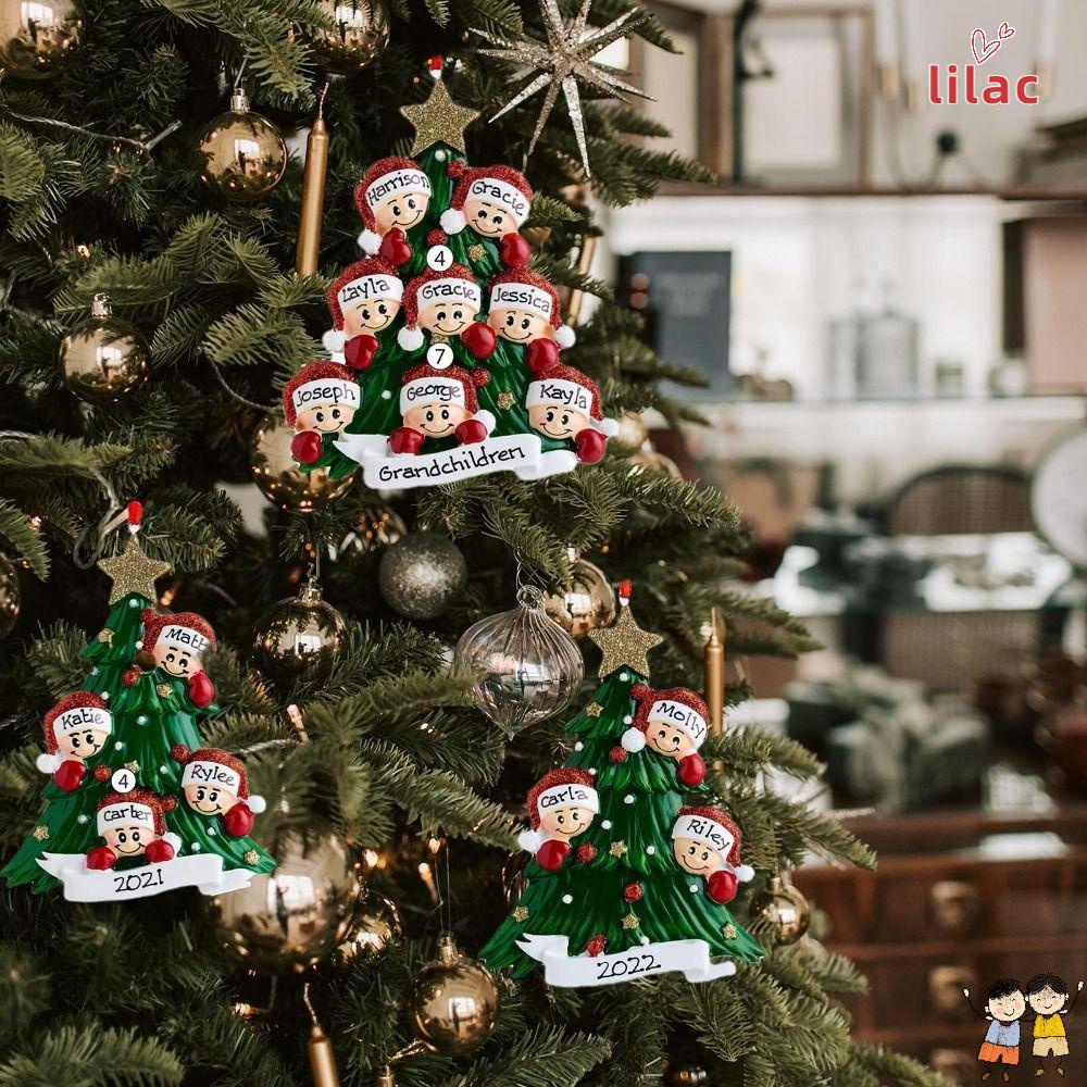 LAC Tree Ornaments, Personalized Snowman Christmas Ornaments, Merry