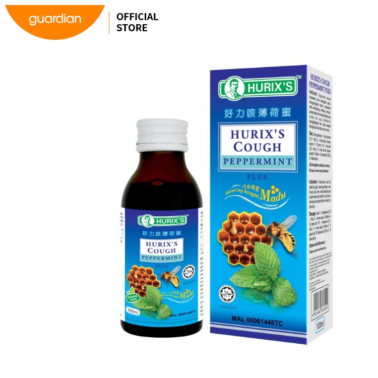 Hurix's Cough Peppermint Plus 100ml | Shopee Malaysia