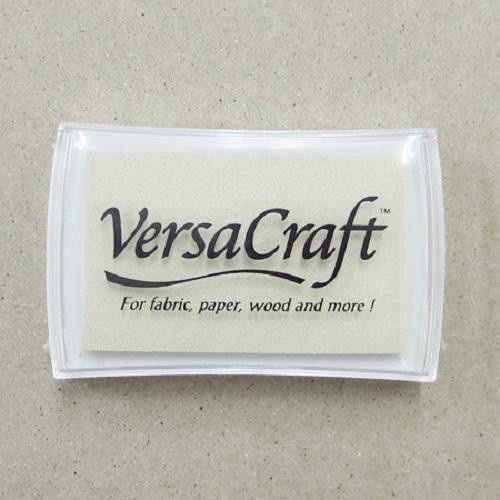 TSUKINEKO VERSACRAFT FULL SIZE INK PAD WHITE (For Fabric, Paper, Wood