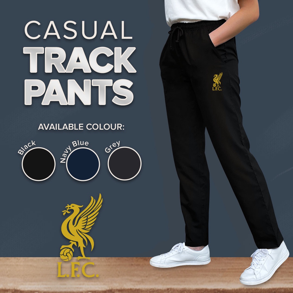 LIVERPOOL Smart Casual Straight Cut Football Tracksuit Gym Seluar