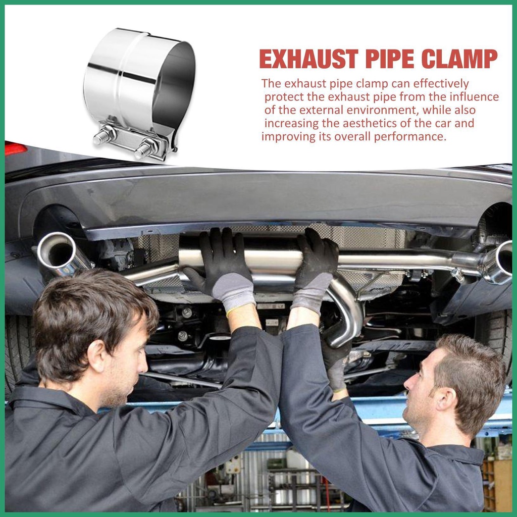 Car Muffler Exhaust Clamp Muffler Clamp Butt Joint Band Exhaust Coupler