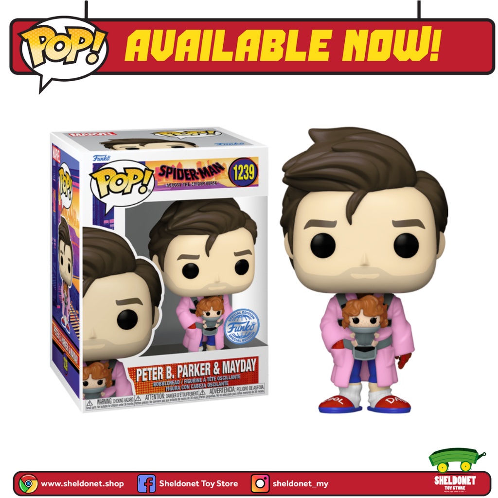 Funko Pop! Marvel: Spider-Man: Across The Spiderverse - Peter Parker ...