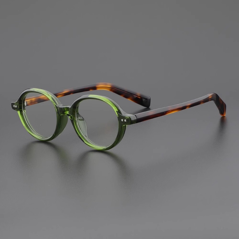Oval Optical Glasses Frame Men Thick Frame Spectacle Trendy Women Retro ...