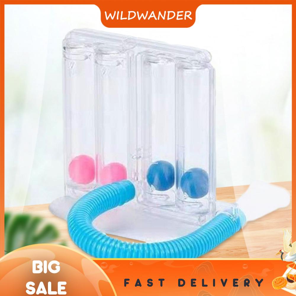 [wildwander.my] 4 Balls Lung Function Breathing Spirometer Trainer ...